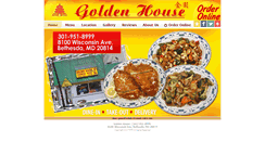 Desktop Screenshot of goldenhousebethesda.com